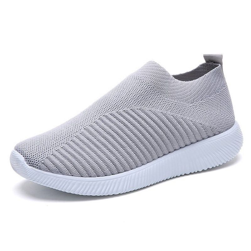 Große Damen Mesh Outdoor Slip On Sneakers