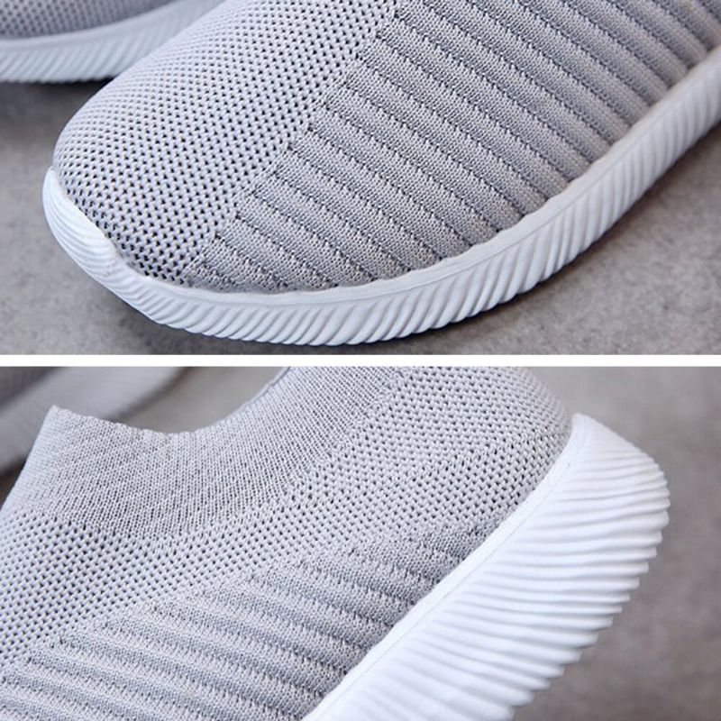 Große Damen Mesh Outdoor Slip On Sneakers