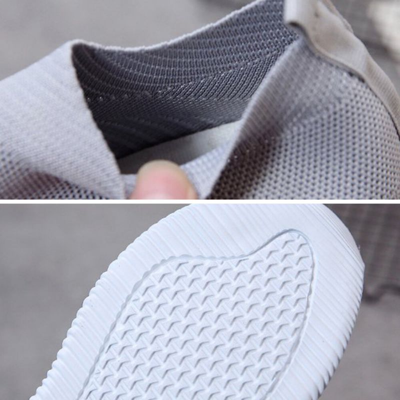 Große Damen Mesh Outdoor Slip On Sneakers