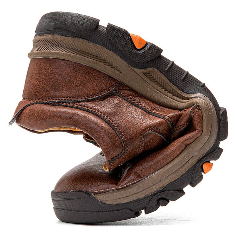 Herren-mikrofaser-leder Rutschfeste Weiche Sohle Zum Schnüren Outdoor-laufschuhe