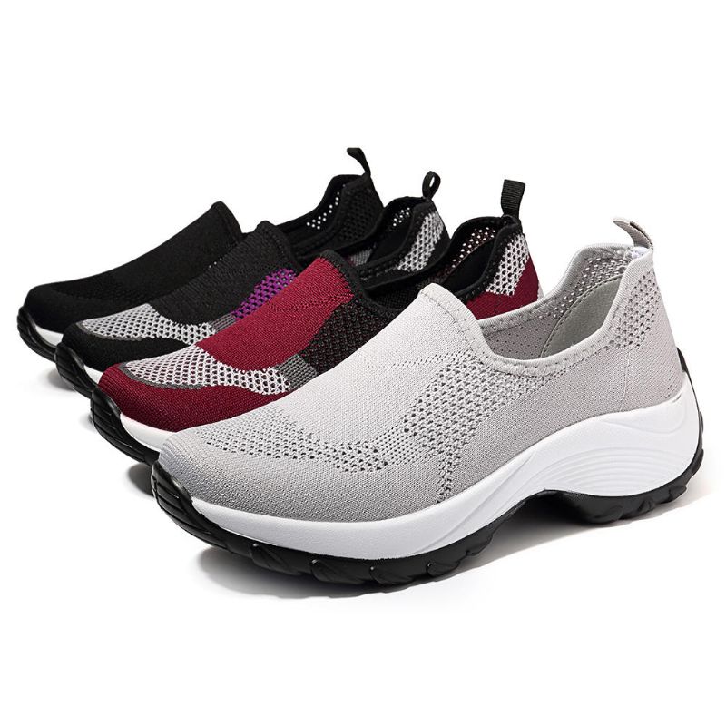 Lässige Bequeme Atmungsaktive Outdoor-mesh-damen-turnschuhe