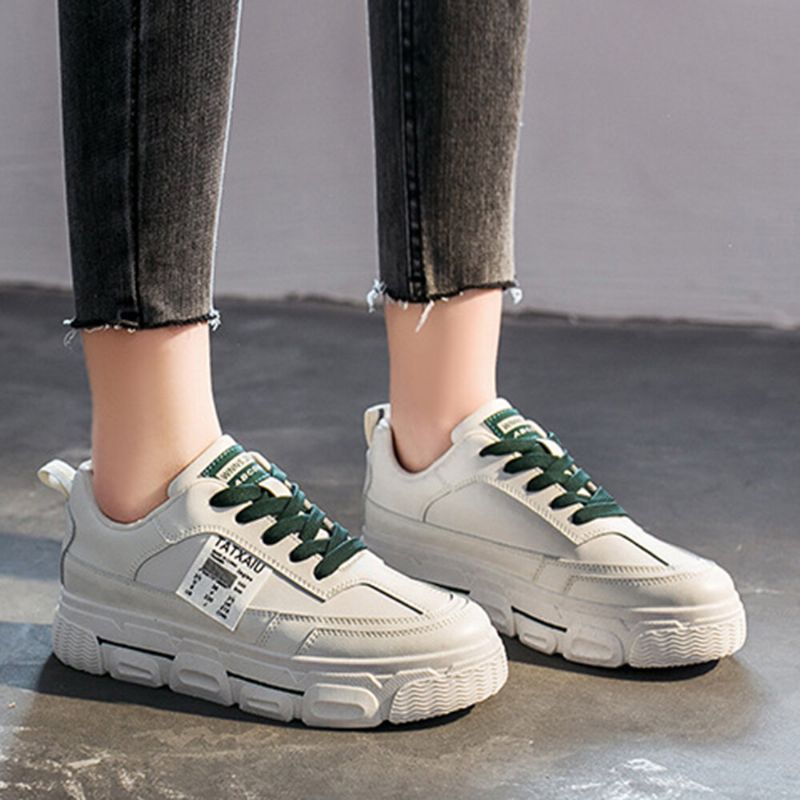 Lässige Bequeme Rutschfeste Damen-sneaker Zum Schnüren