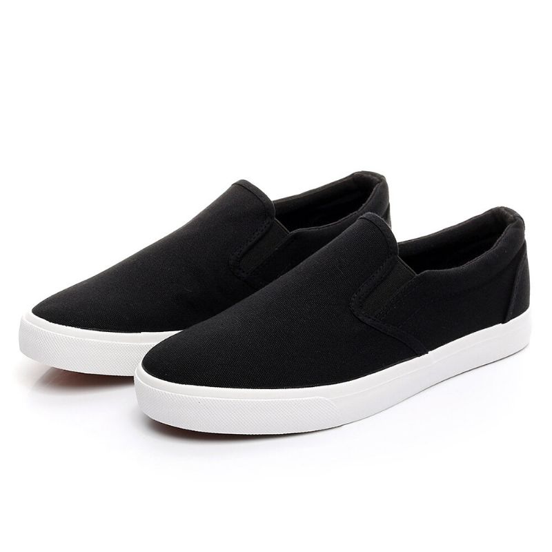 Lässige Bequeme Tragbare Canvas-slip-on-flats Für Damen