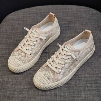 Lässige Damen-espadrilles Mit Kordelzug Bequeme Atmungsaktive Mesh-turnschuhe