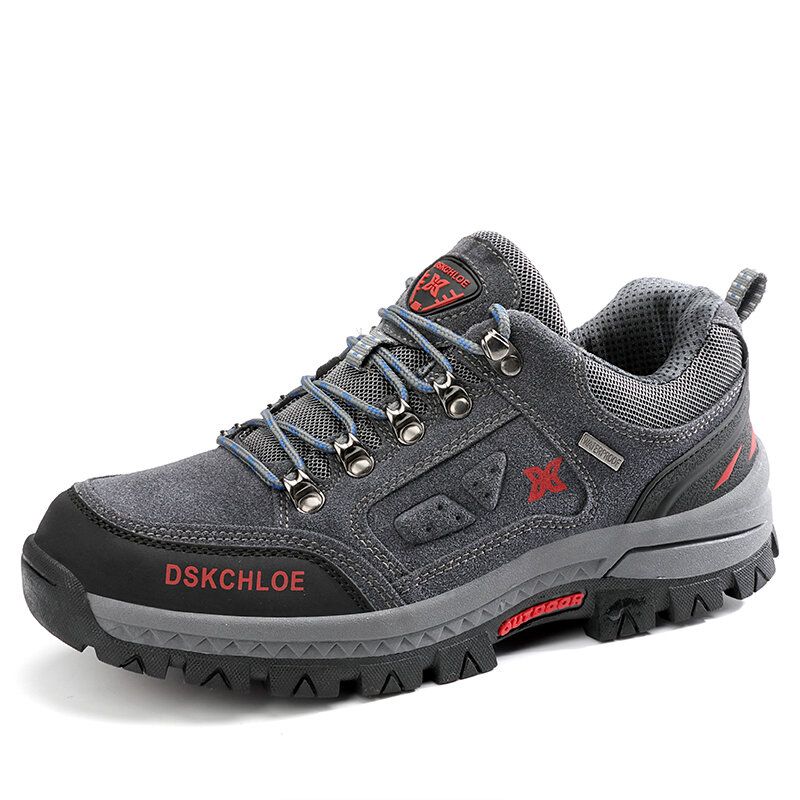 Männer Atmungsaktives Wildleder Weiche Sohle Rutschfeste Sport Casual Outdoor Wanderschuhe