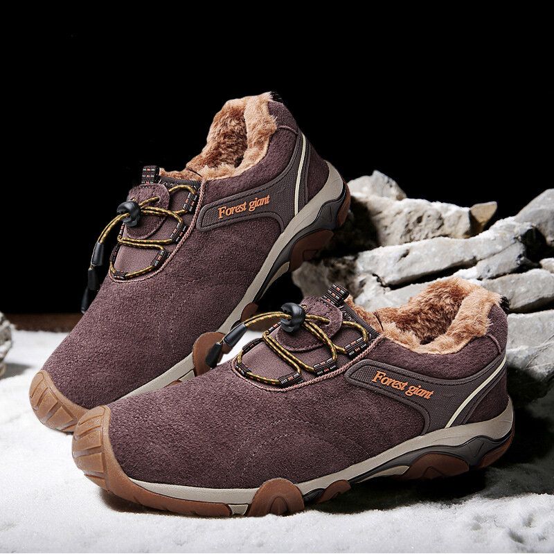 Männer Verdicken Warmes Plüschfutter Herbst-winter-outdoor-wanderschuhe