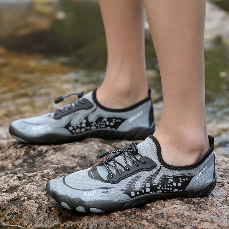 Weiche Mesh-schnürschuhe Für Outdoor-fitness Und Waten Beiläufige Wasserschuhe Für Herren