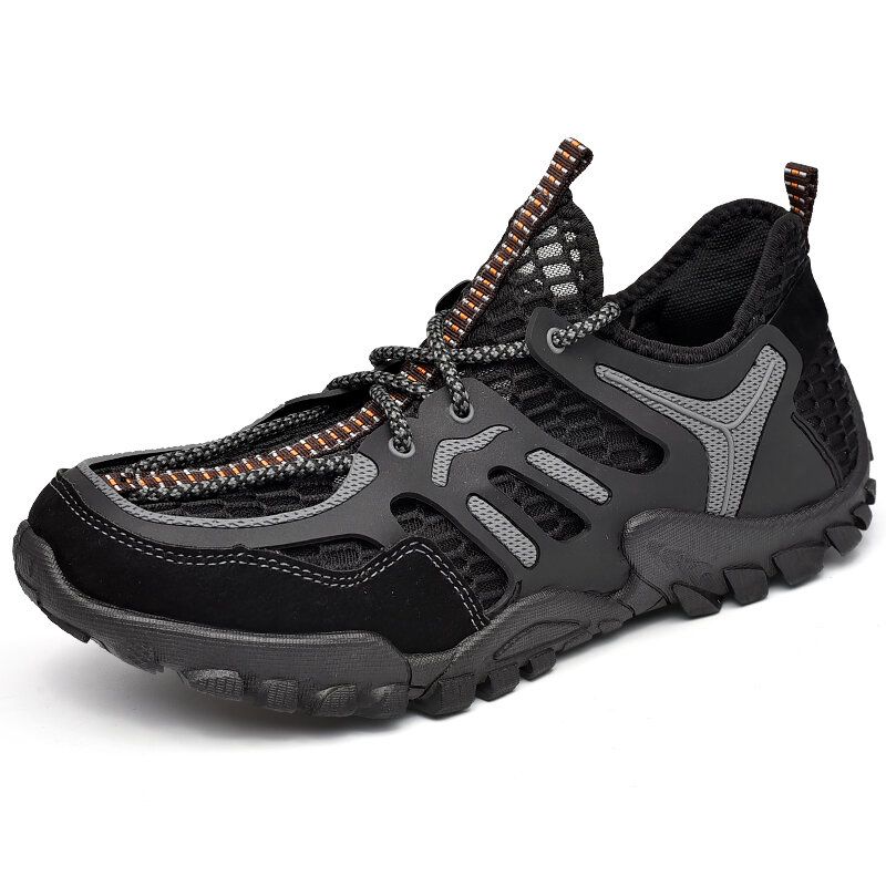 Weicher Mesh-schnürschuh Für Outdoor-wanderungen Für Herren