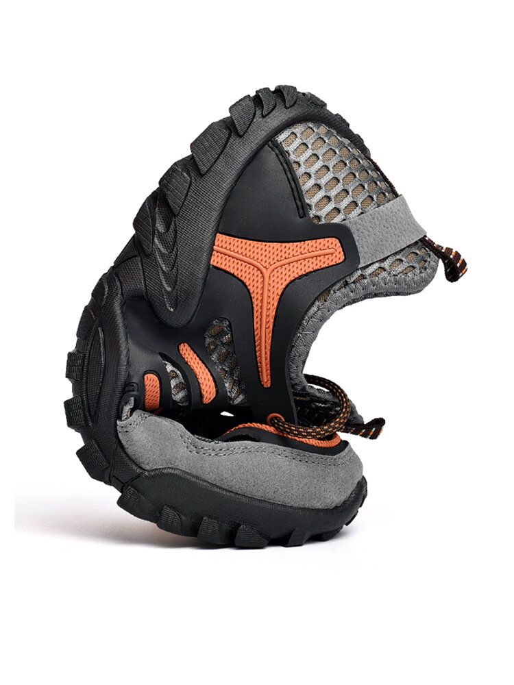 Weicher Mesh-schnürschuh Für Outdoor-wanderungen Für Herren