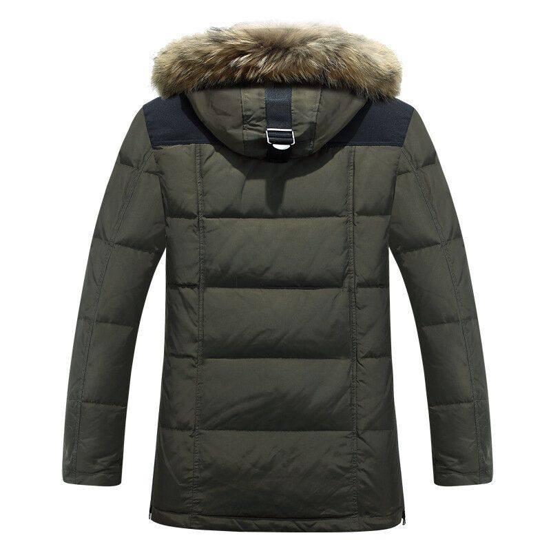 Dicke Warme Winddichte Daunenjacke Für Herren Outdoor-parka