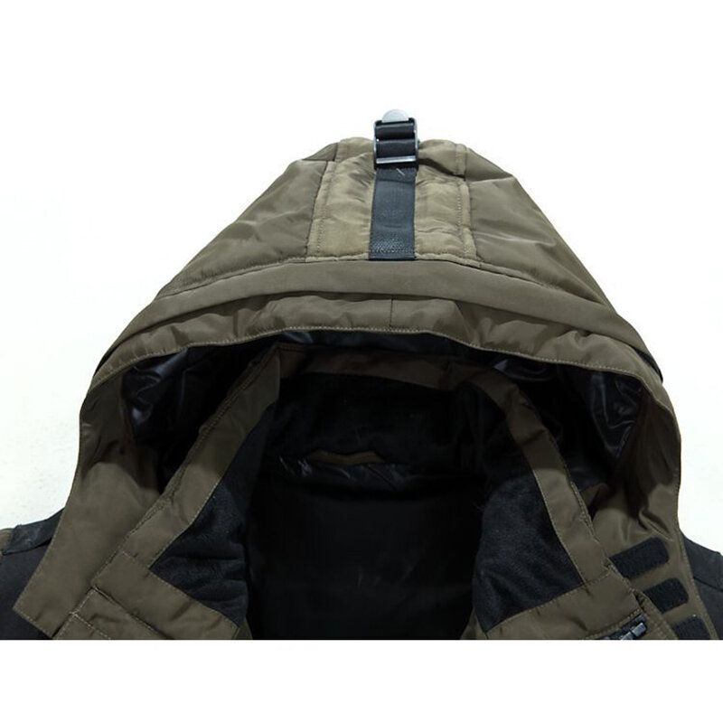 Dicke Warme Winddichte Daunenjacke Für Herren Outdoor-parka