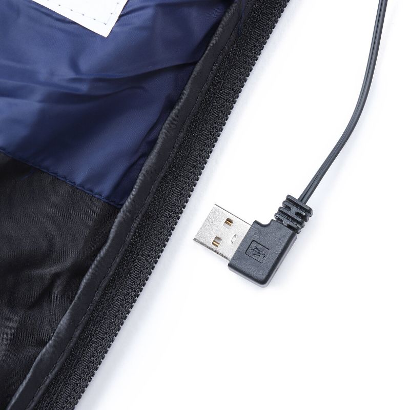 Herren Usb Elektrisch Beheizte Weste Winterheizung Thermojacke Mäntel Heizung