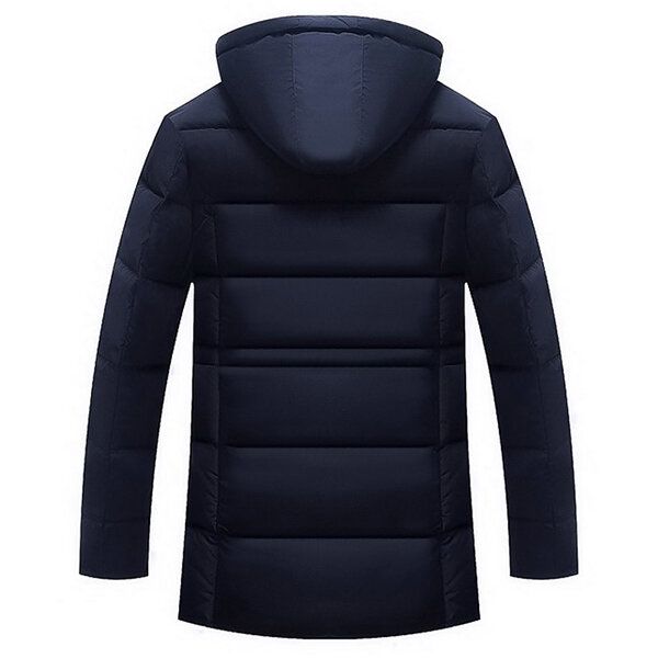 Mittellange Wattierte Winterjacke