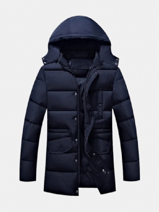 Mittellange Wattierte Winterjacke