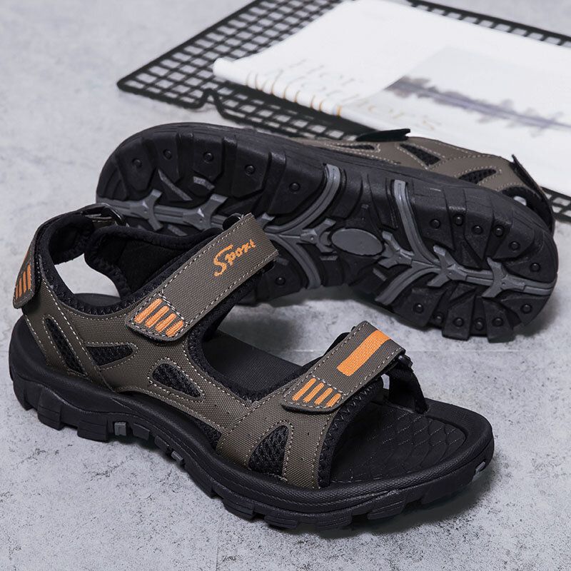 Atmungsaktive Geöffnete Rutschfeste Bequeme Lässige Outdoor-sandalen Für Herren