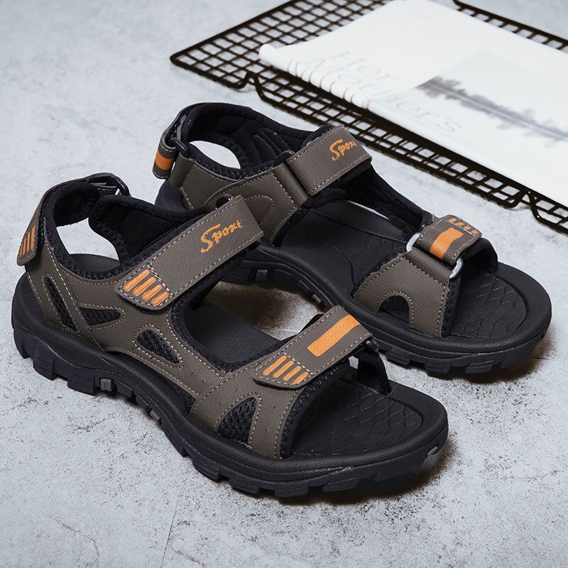 Atmungsaktive Geöffnete Rutschfeste Bequeme Lässige Outdoor-sandalen Für Herren