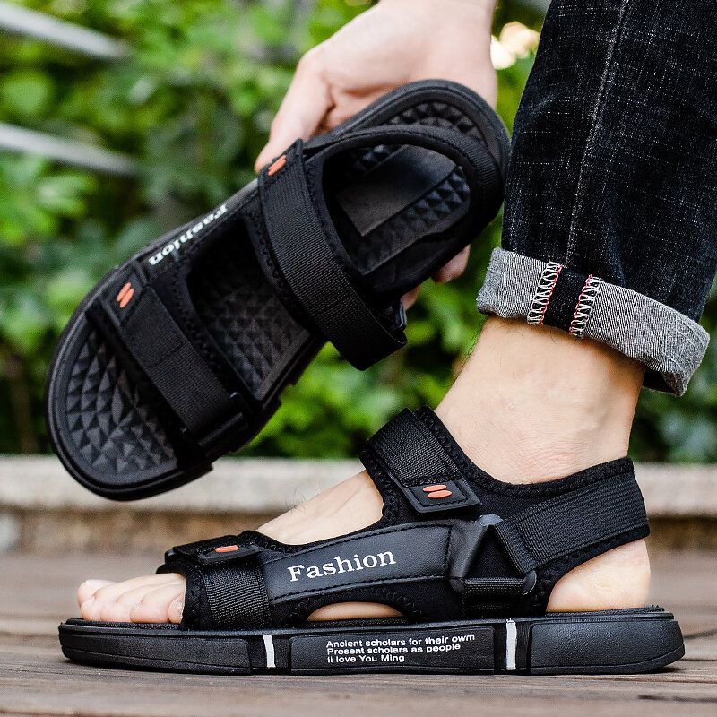 Atmungsaktive Geöffnete Rutschfeste Lässige Outdoor-sandalen Für Herren