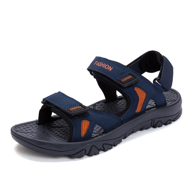 Atmungsaktive Rutschfeste Herren-mikrofaser-sandalen Mit Offener Bequemer Unterseite