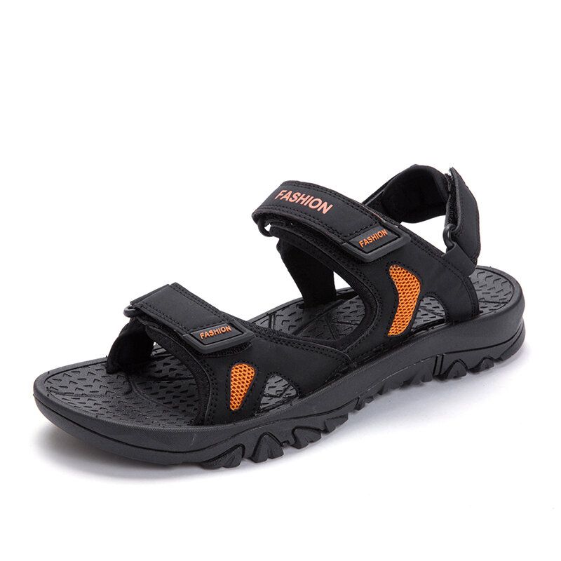 Atmungsaktive Rutschfeste Herren-mikrofaser-sandalen Mit Offener Bequemer Unterseite