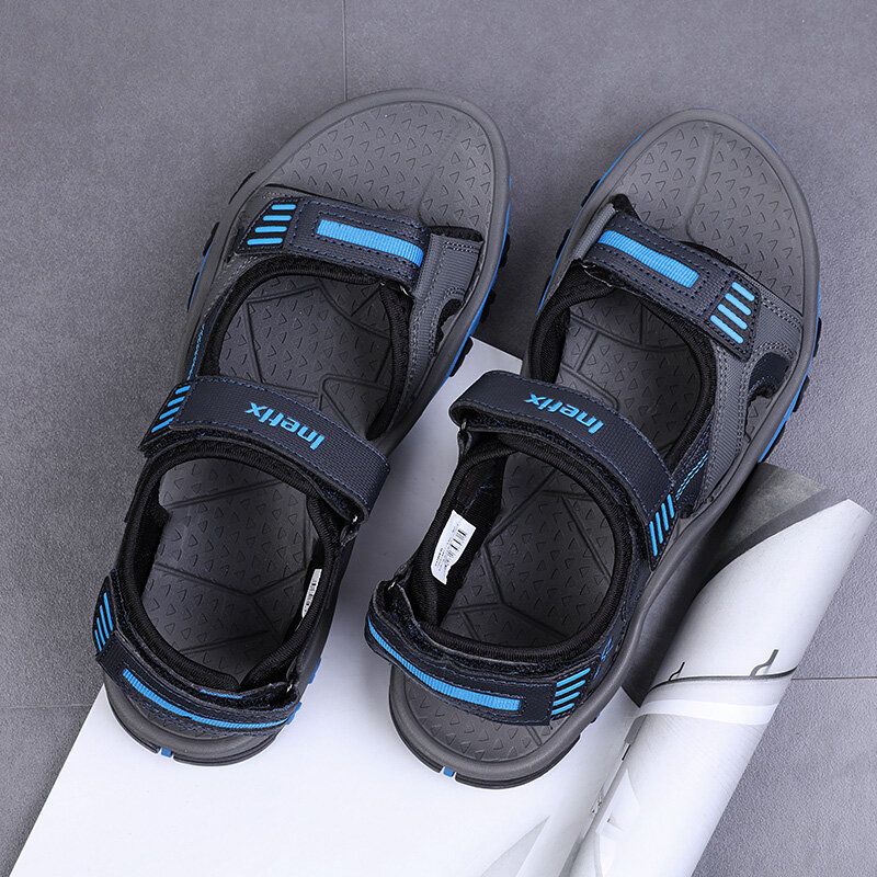 Atmungsaktive Weiche Sohle Offene Zehen Rutschfest Strand Lässig Outdoor-sandalen