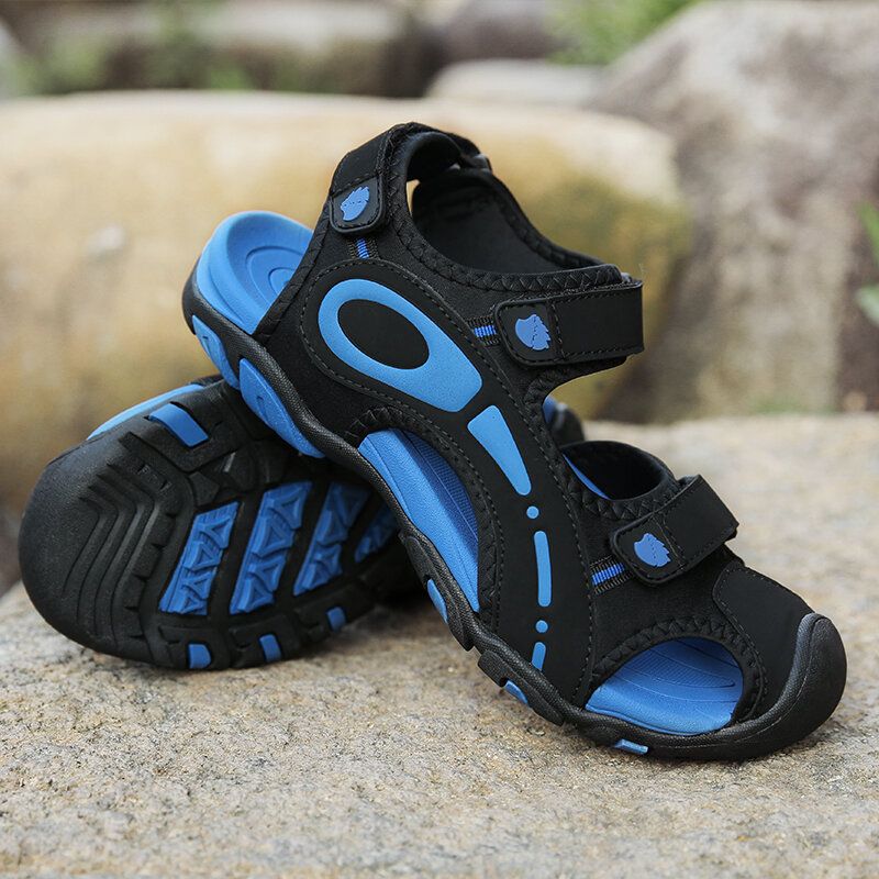 Herren Protect Toes Hakenschlaufe Lässige Outdoor-sportsandalen