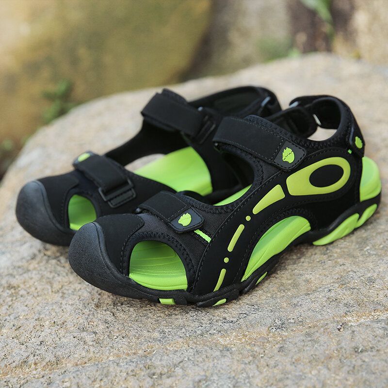 Herren Protect Toes Hakenschlaufe Lässige Outdoor-sportsandalen