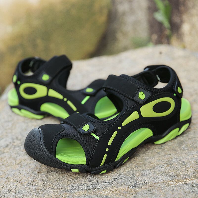 Herren Protect Toes Hakenschlaufe Lässige Outdoor-sportsandalen