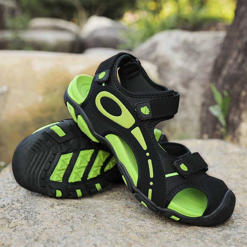 Herren Protect Toes Hakenschlaufe Lässige Outdoor-sportsandalen