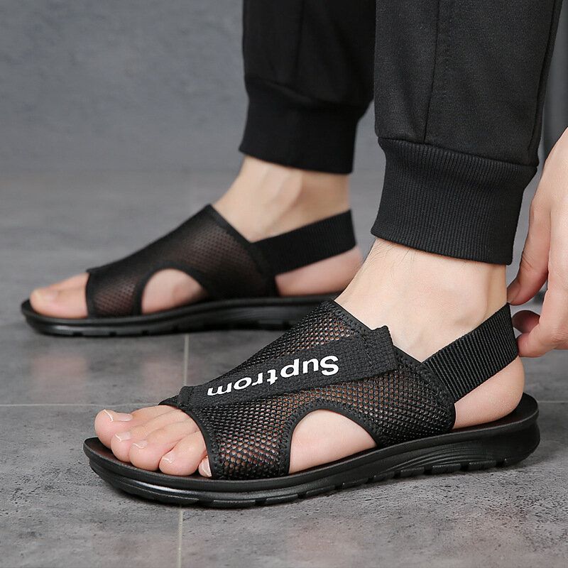 Herren Two Ways Casual Beach Slip On Hohle Outdoor-sandalen