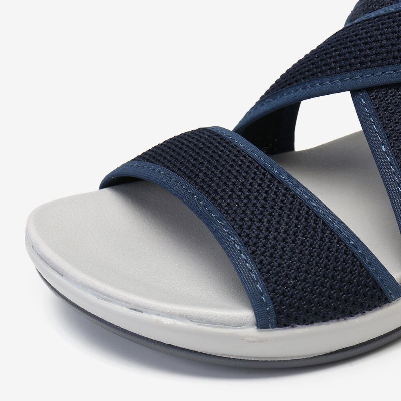 Lässige Sport-sandalen Mit Offener Zehenpartie Und Kreuzriemen