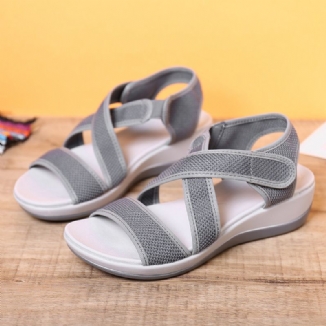 Lässige Sport-sandalen Mit Offener Zehenpartie Und Kreuzriemen