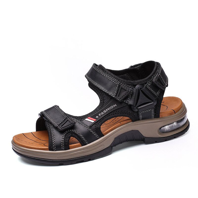 Leder Sommer Plus Size Outdoor Open Toe Athleisure Sandalen