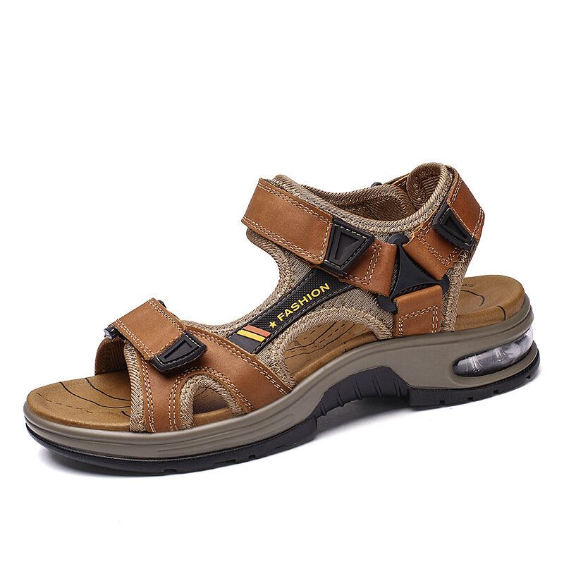 Leder Sommer Plus Size Outdoor Open Toe Athleisure Sandalen