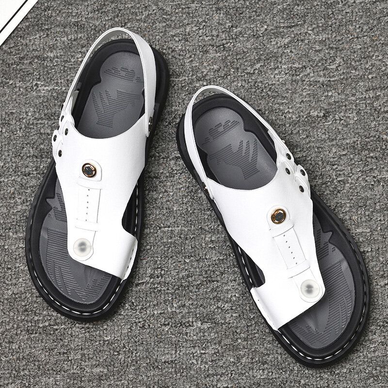 Zwei-wege-weiche Atmungsaktive Rutschfeste Lässige Outdoor-sandalen Für Herren