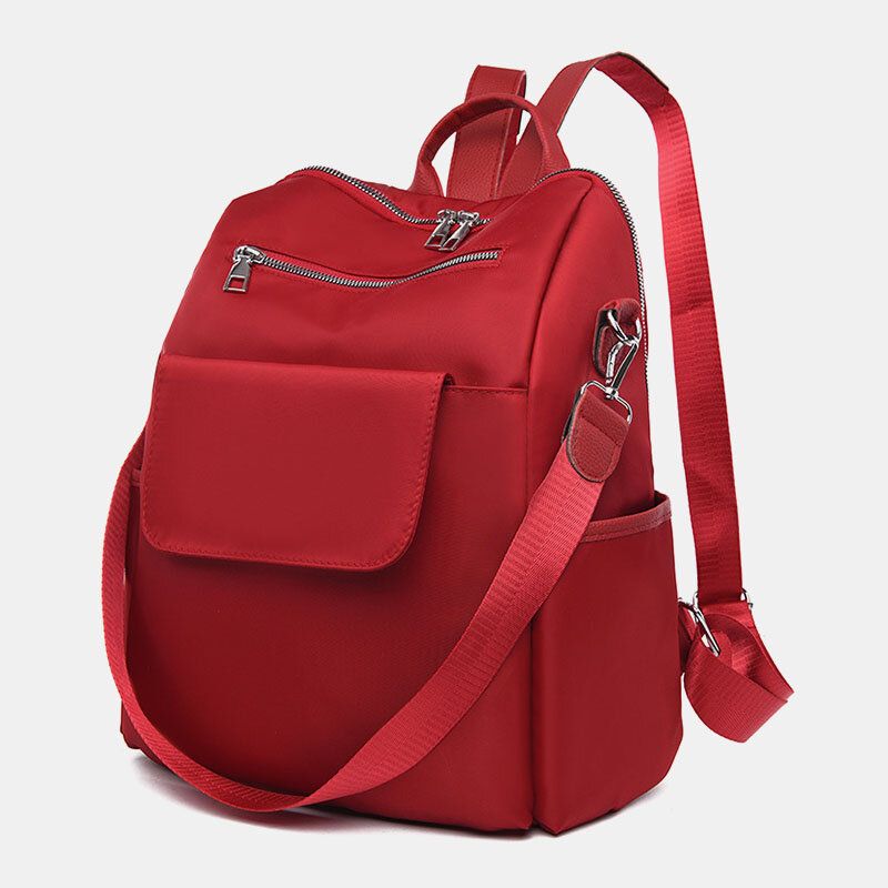 Damen Casual Oxford Große Kapazität Klapptasche Cabrio Strap Outdoor Reise Umhängetasche Rucksack