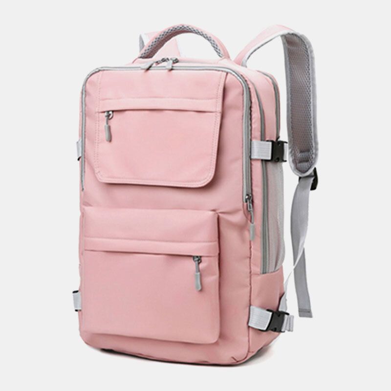 Damen Nylon Multi-pocket Schuhfach Rucksack Multifunktionale Reisetasche Mit Großem Fassungsvermögen