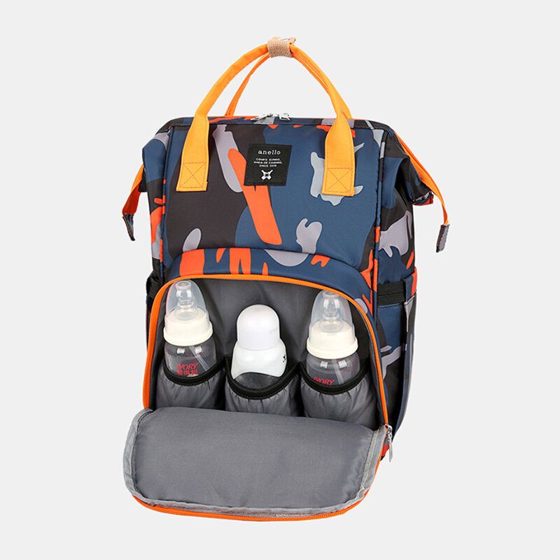 Damen Oxford Camo Multifunktionaler Wasserdichter Rucksack Mit Großem Fassungsvermögen