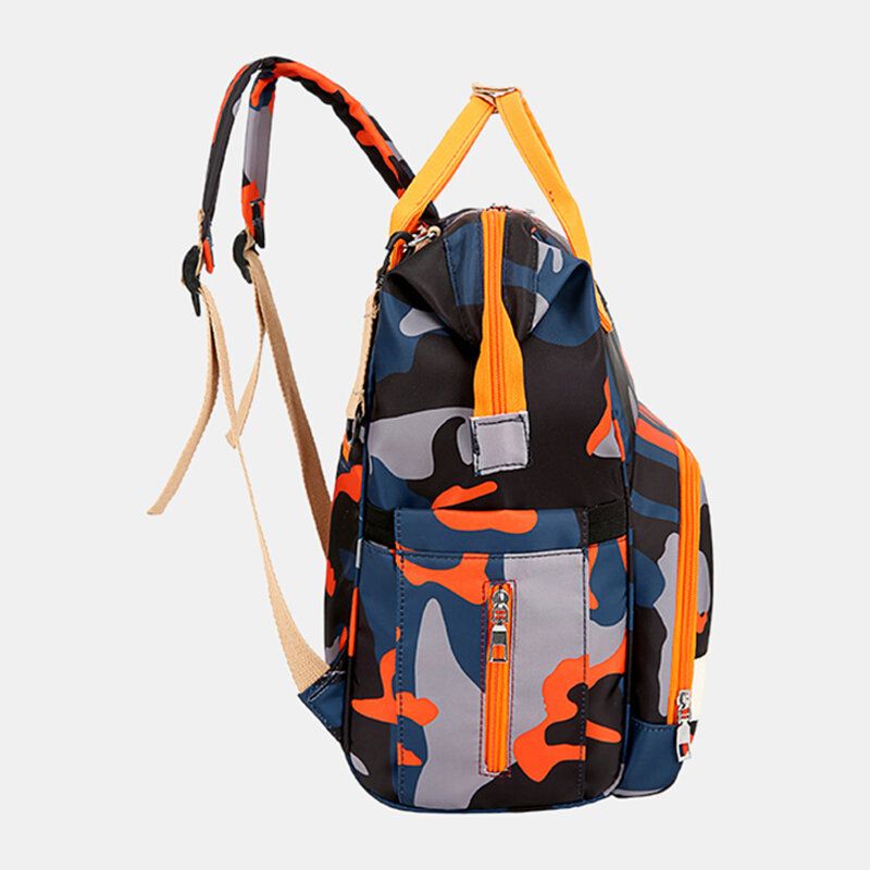 Damen Oxford Camo Multifunktionaler Wasserdichter Rucksack Mit Großem Fassungsvermögen