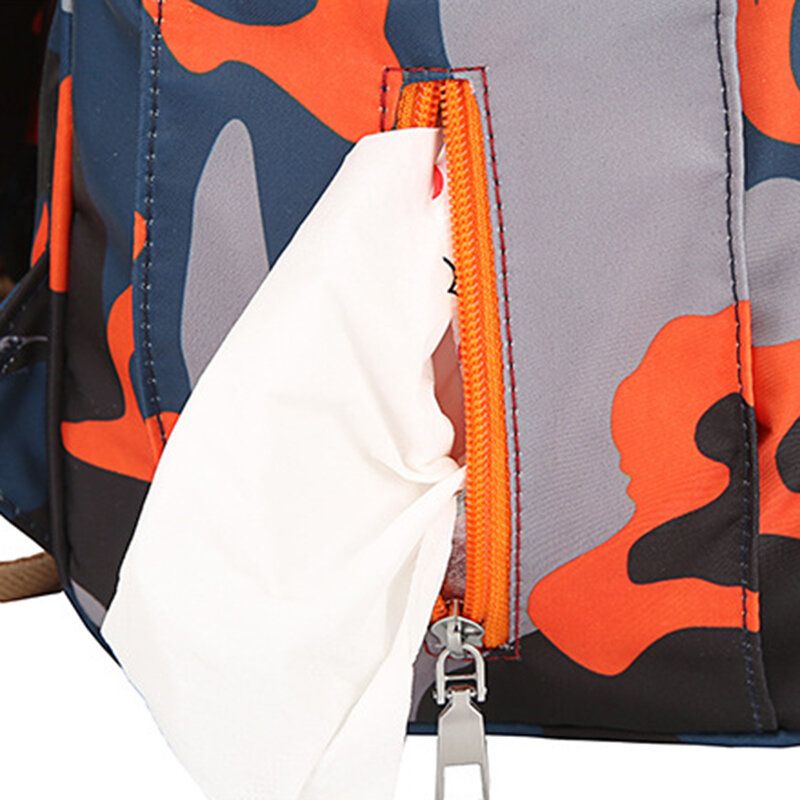 Damen Oxford Camo Multifunktionaler Wasserdichter Rucksack Mit Großem Fassungsvermögen