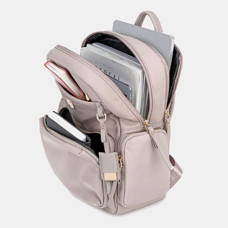 Damen Oxford-rucksack Mit Großer Kapazität Und Mehreren Taschen Lässige 13.3/14-zoll-laptoptasche