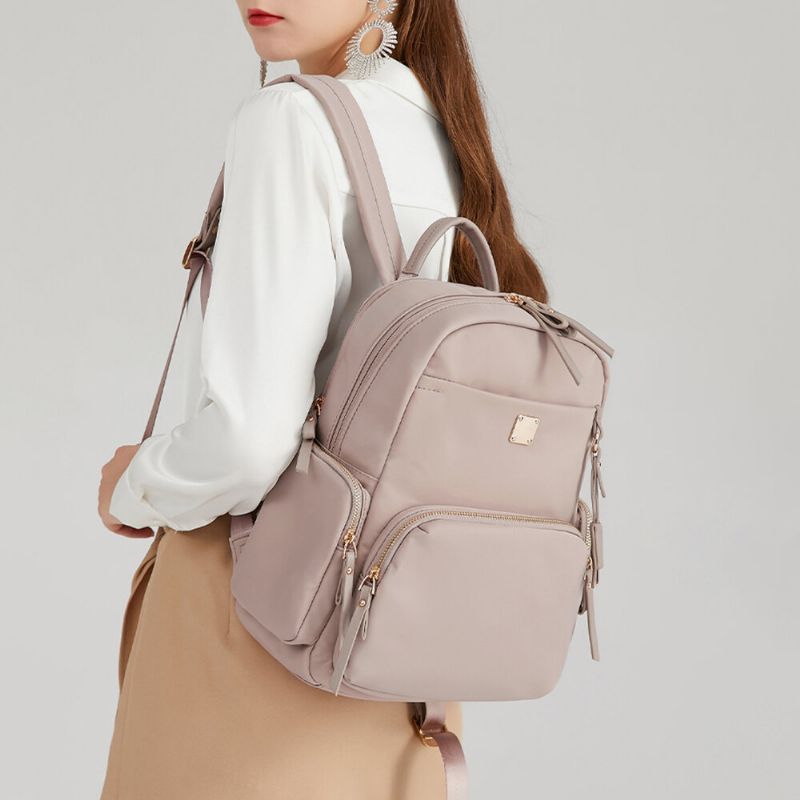 Damen Oxford-rucksack Mit Großer Kapazität Und Mehreren Taschen Lässige 13.3/14-zoll-laptoptasche