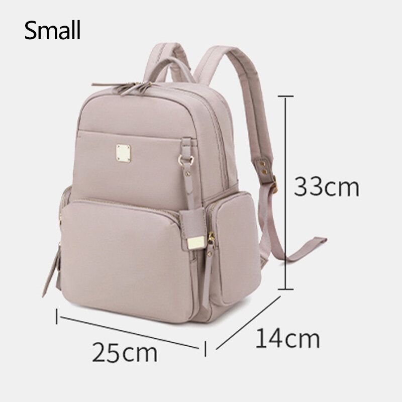 Damen Oxford-rucksack Mit Großer Kapazität Und Mehreren Taschen Lässige 13.3/14-zoll-laptoptasche