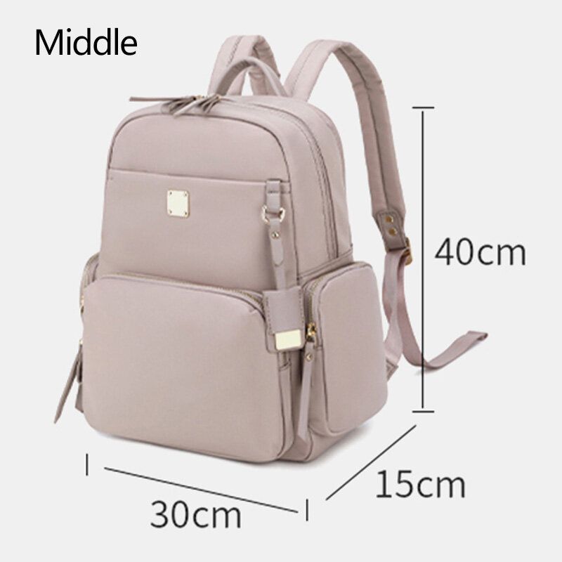 Damen Oxford-rucksack Mit Großer Kapazität Und Mehreren Taschen Lässige 13.3/14-zoll-laptoptasche