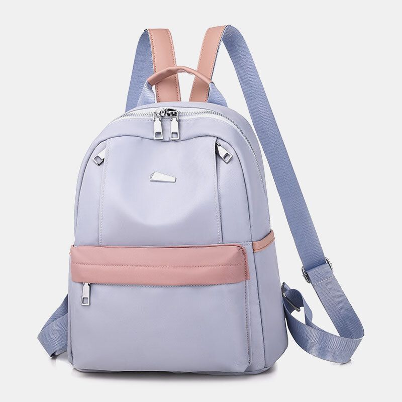 Damen Patchwork Schultasche Laptop Rucksack Tagesrucksack