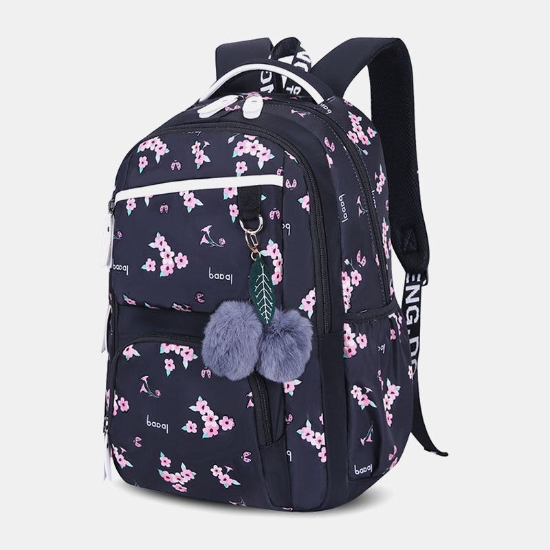 Frauen Fluffy Ball Print Anti-diebstahl-multifunktions-laptop-rucksack