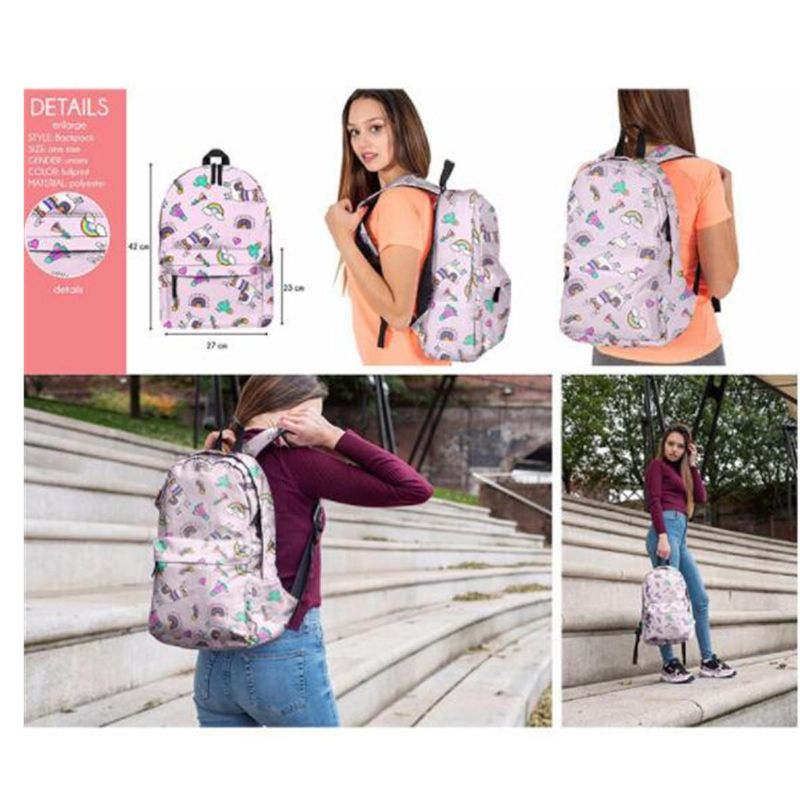 Frauen Männer Bester Rucksack Mädchen Schule Umhängetasche Rucksack Schulranzen Reise Handtasche