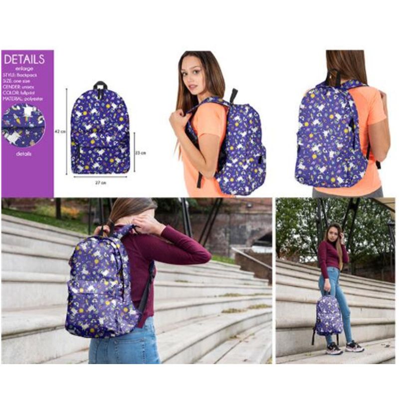 Frauen Männer Bester Rucksack Mädchen Schule Umhängetasche Rucksack Schulranzen Reise Handtasche