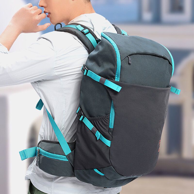 Herren 30 L Polyester Wasserdicht Leicht Große Kapazität Sport Wandern Reiserucksack