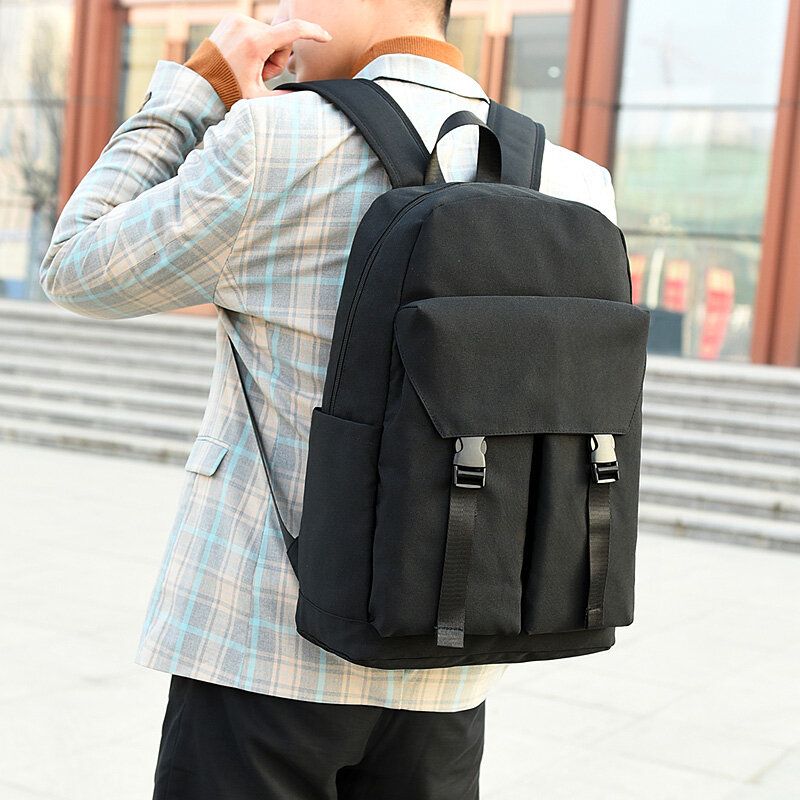 Herren Casual Wild 15.6 Zoll Laptoptasche Mit Großer Kapazität Usb-aufladung Wasserdichter Schultaschenrucksack