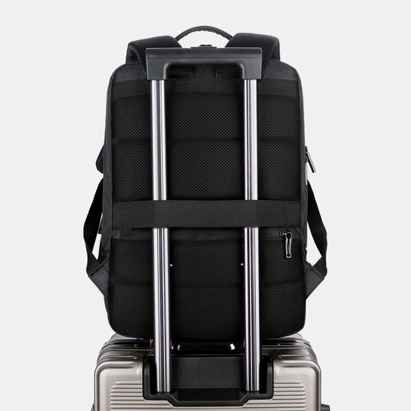 Herren Große Kapazität Wasserdichte Usb-aufladung 15.6-zoll-laptoptasche Business Outdoor-rucksack